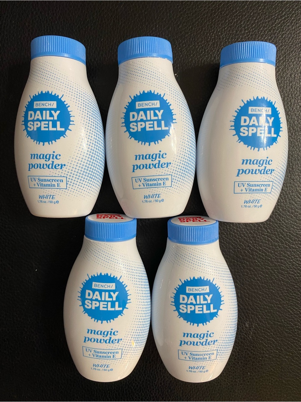 NEW Bench Daily Spell Magic Powder - White & Blue Caps